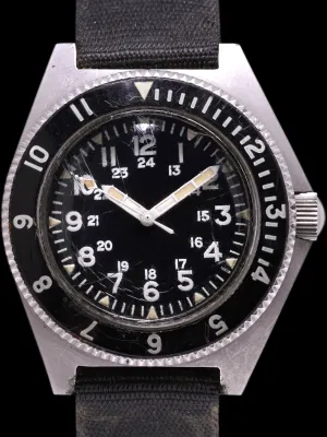 1979 Benrus Type-2 (Class A) "Milsub" W/ Compass, Original Strap, & Patch