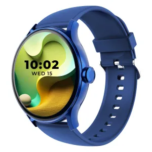 beatXP Flare Pro 1.39” HD Display Bluetooth Calling Smart Watch, 100  Sports Modes, Heart Rate Monitoring, SpO2, AI Voice Assistant, IP68 - Persian Blue