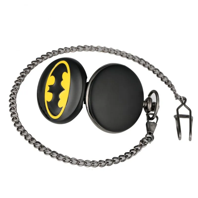 Black and Yellow Batman Logo Quartz Watch