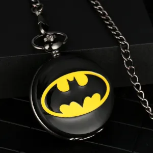 Black and Yellow Batman Logo Quartz Watch