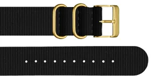 Black Nylon Strap - For Classic Watches