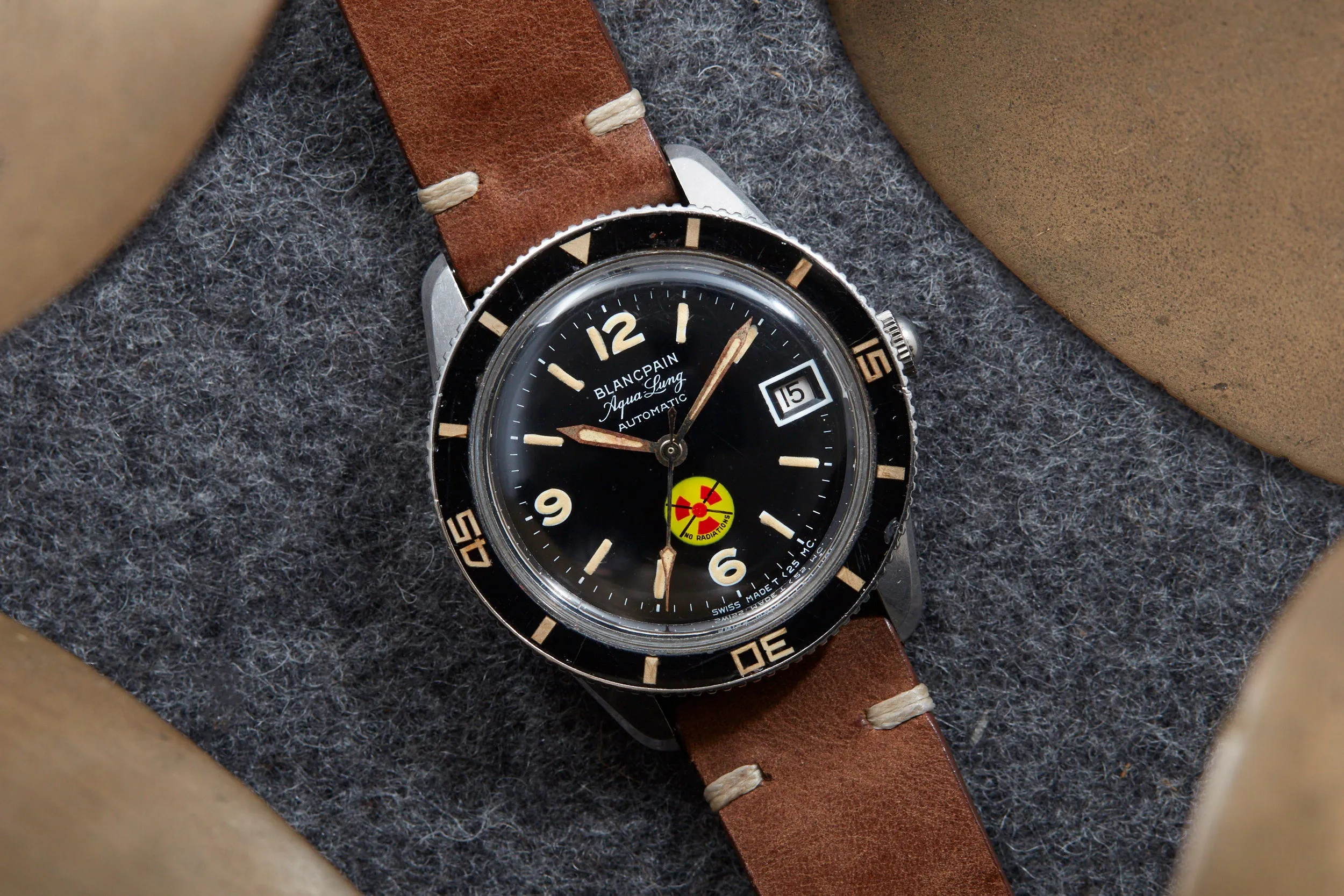 Blancpain Fifty Fathoms Aqualung "No Radiation"