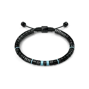 Bracelet / EV - Black - Curacao Blue