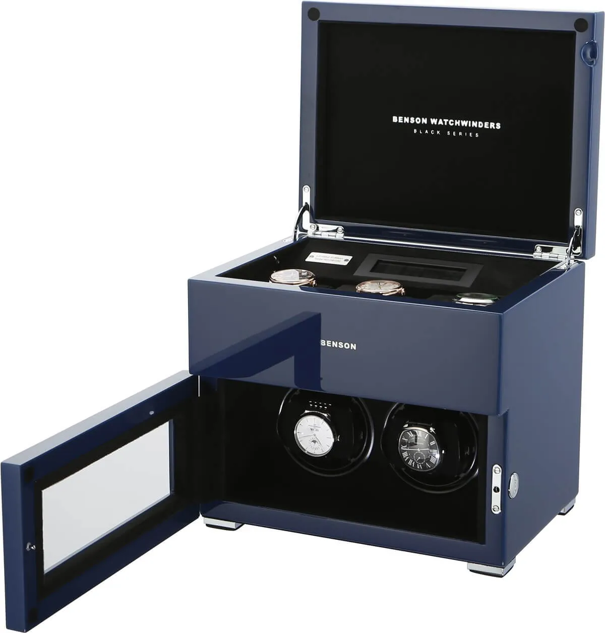 BSN Watch Winder Black Series 2.16.BL Blue Limited Edition