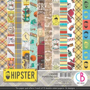 Ciao Bella Hipster Paper Pad 6"x6" 24/Pkg