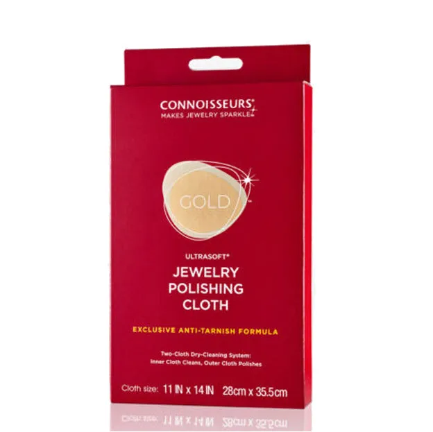 Connoisseurs UltraSoft® Gold Jewellery Polishing Cloth