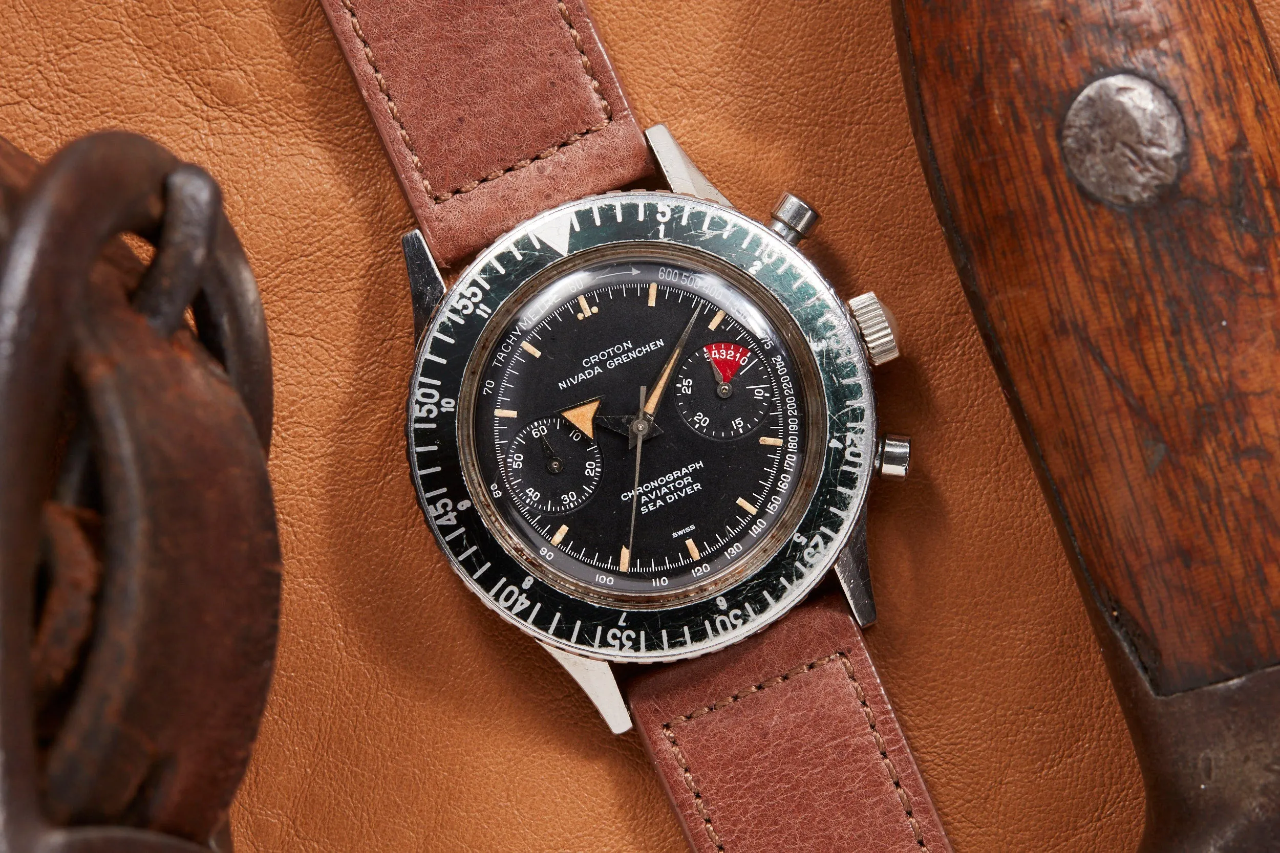 Croton Chronograph Aviator Sea Diver