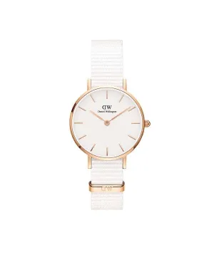 Daniel Wellington Petite 28 Dover Rose Gold & White Watch