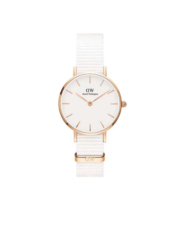 Daniel Wellington Petite 28 Dover Rose Gold & White Watch