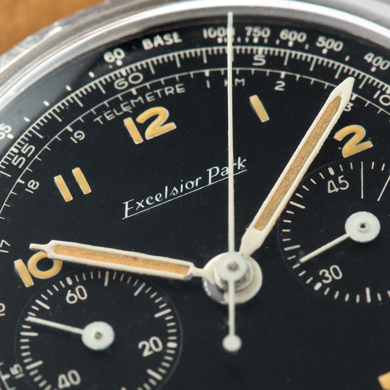 Excelsior Park Dual Scale Steel Chronograph