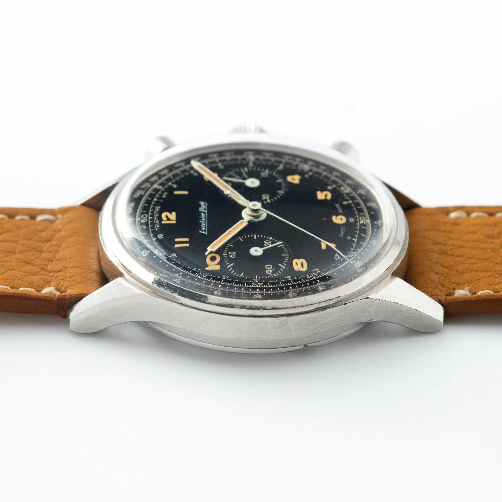 Excelsior Park Dual Scale Steel Chronograph