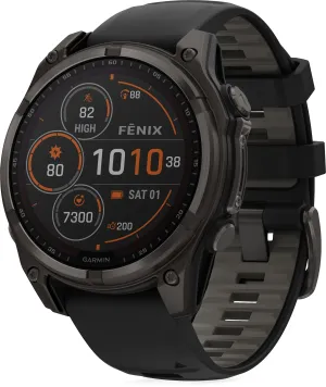 Garmin Fenix 8 Sapphire SOLAR 47mm Multisport Watch - Grey