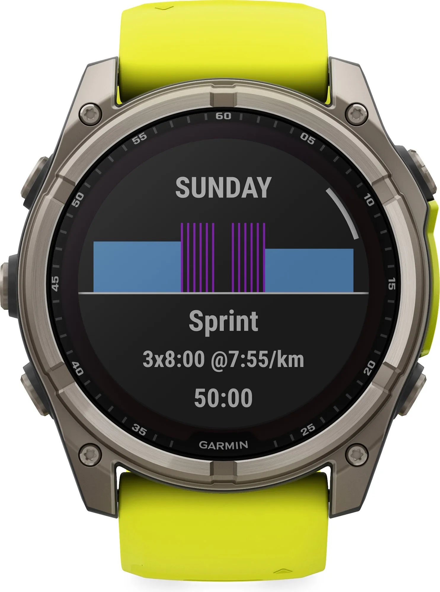 Garmin Fenix 8 Sapphire SOLAR 51mm Multisport Watch - Yellow