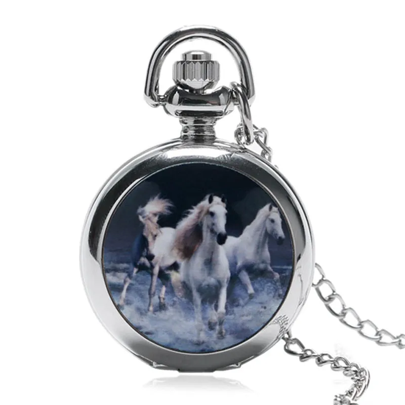 Horse Theme Pocket Watch