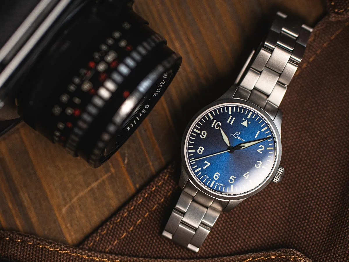 LAC Watch Pilot Basic Augsburg Blue Hour Bracelet