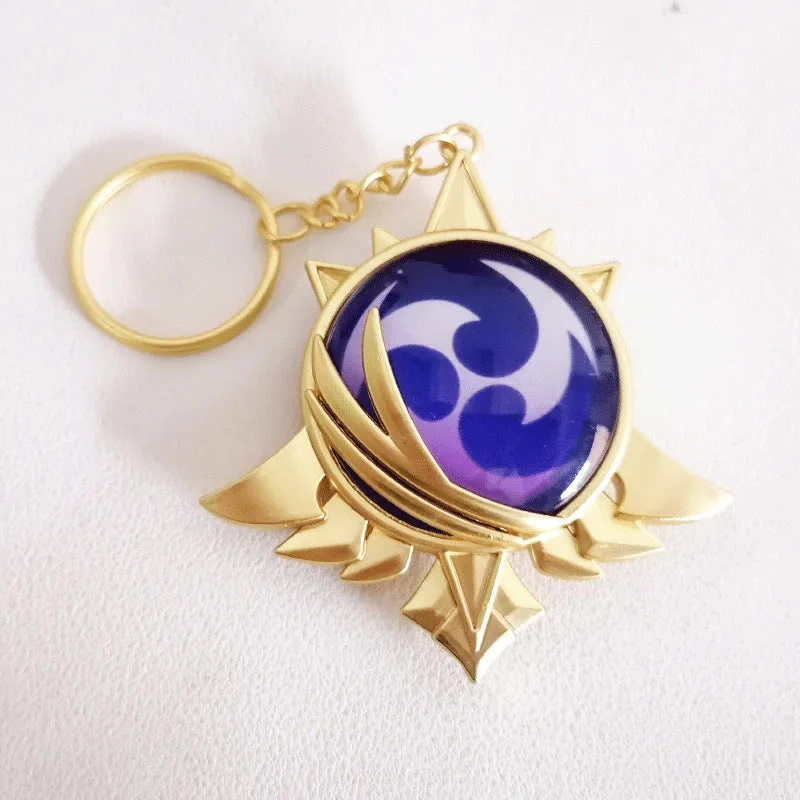 Luminous Glass Pendant Exquisite Keychain Large