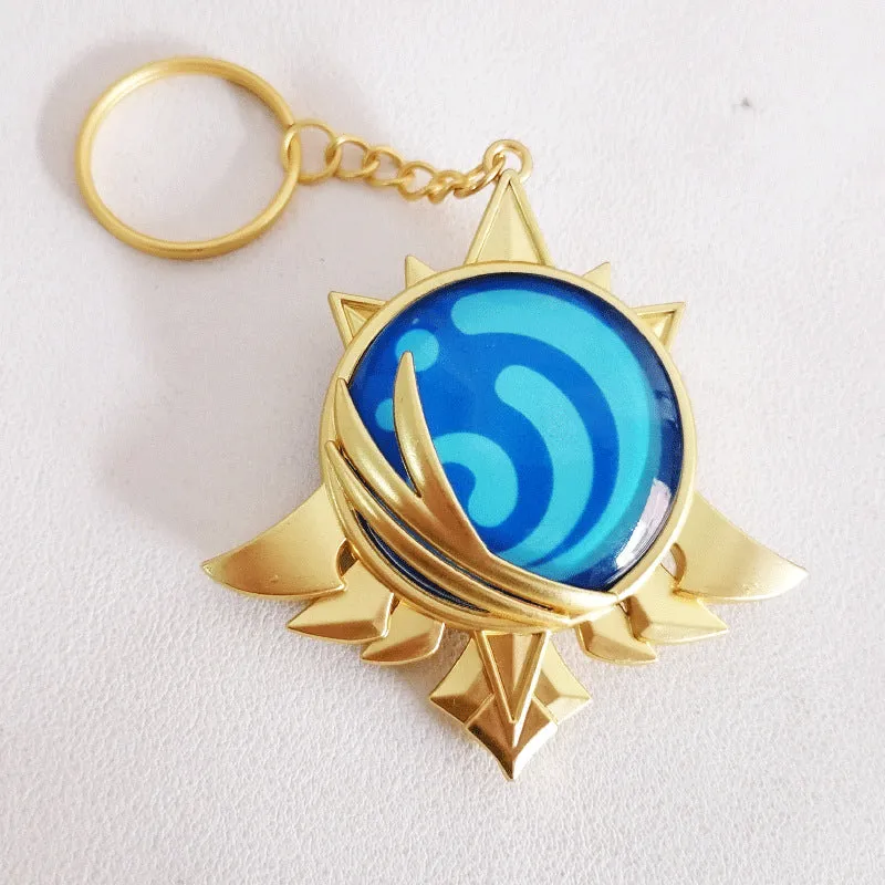 Luminous Glass Pendant Exquisite Keychain Large