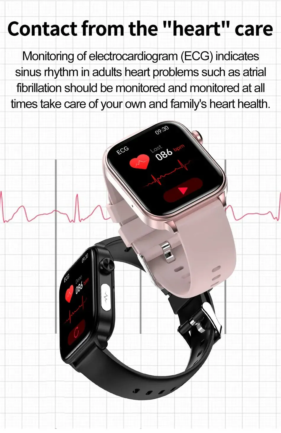 Medical Grade Smart Watch - 1.96"