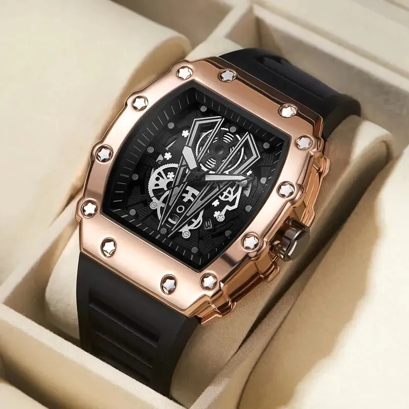 Men's Sport Square Quartz Luminous Watch