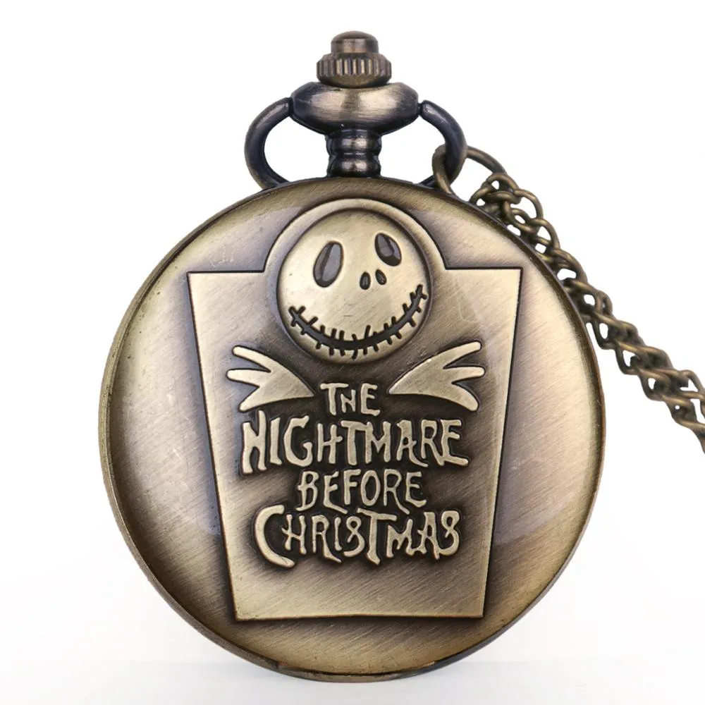 Nightmare Before Christmas Logo Pocket Watch