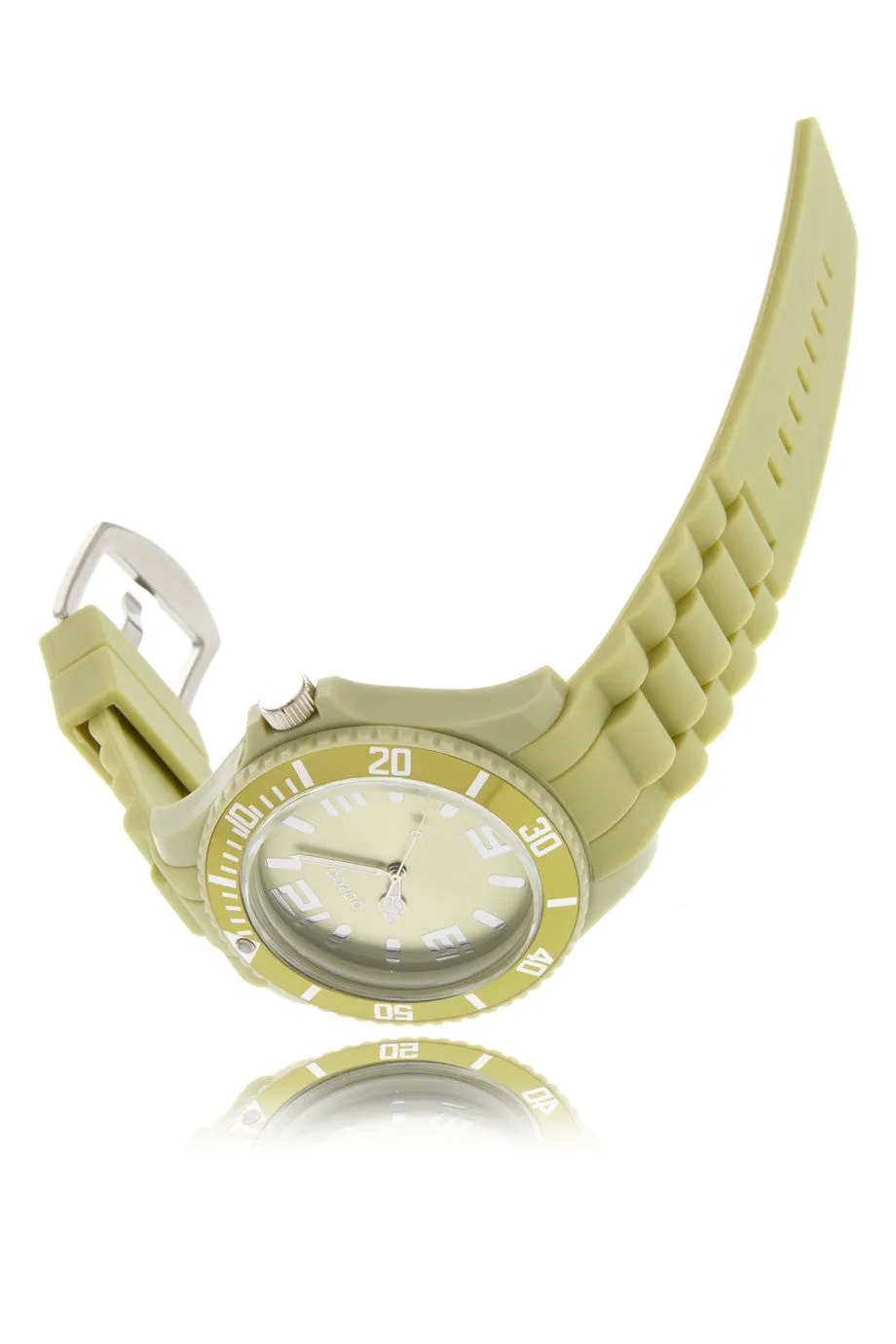 PISTACHIO Light Green Silicone Watch