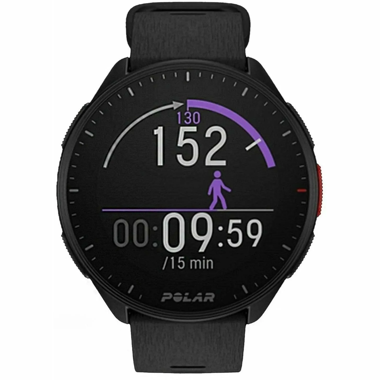 Polar Pacer HRM With GPS Watch - Black