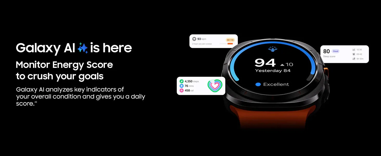 SAMSUNG Galaxy Active Ultra 7 Smartwatch (47mm Super AMOLED Display)