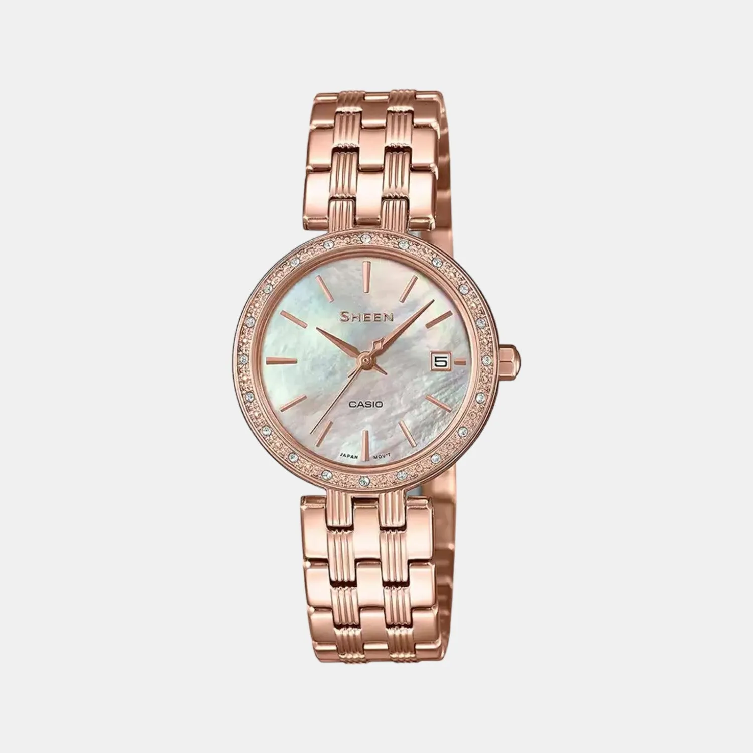 Sheen Women's Analog Stainless Steel Watch SH225 - SHE-4060PG-4AUDF