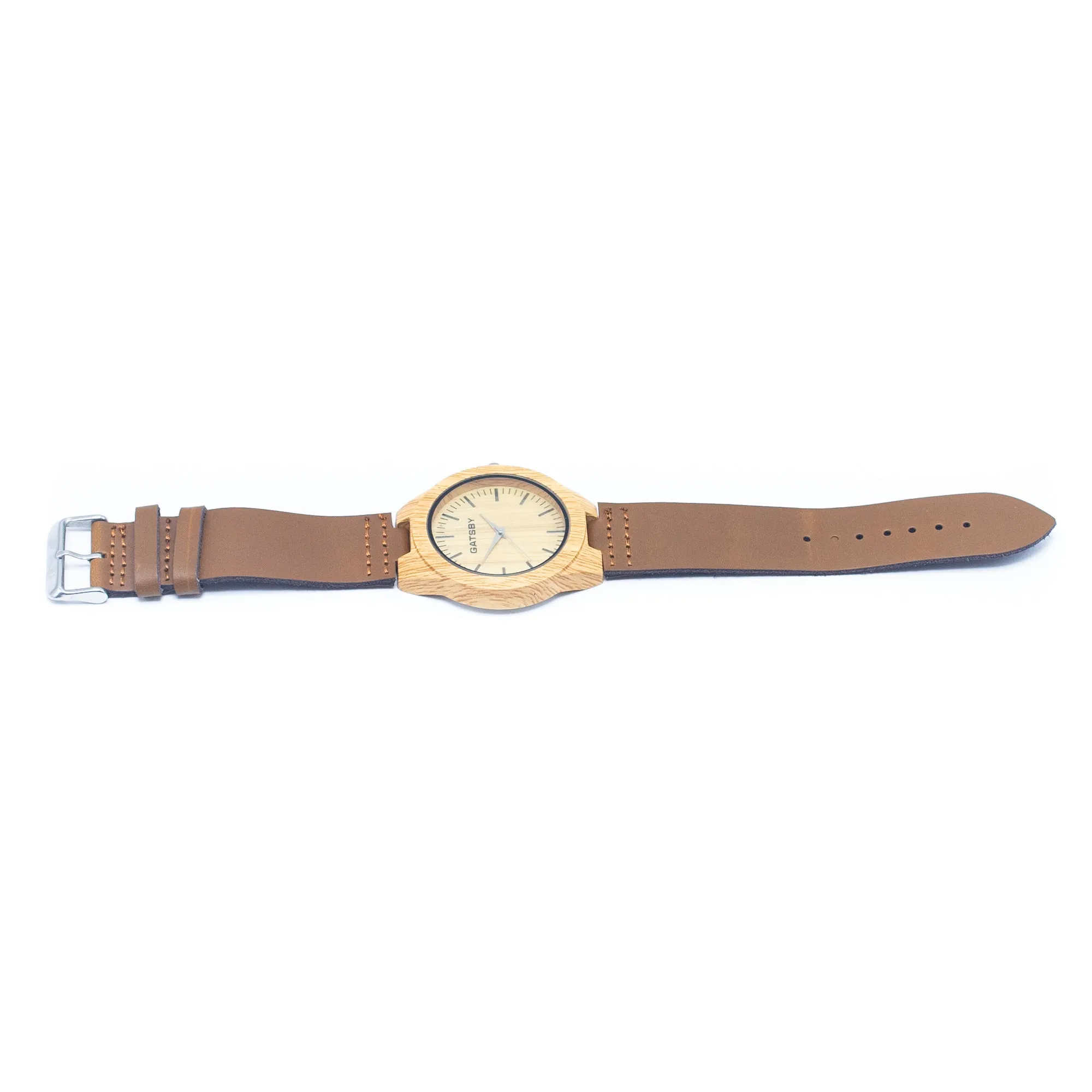 Stylish Casual Watch with Natural Cork Watch Strap WA-338