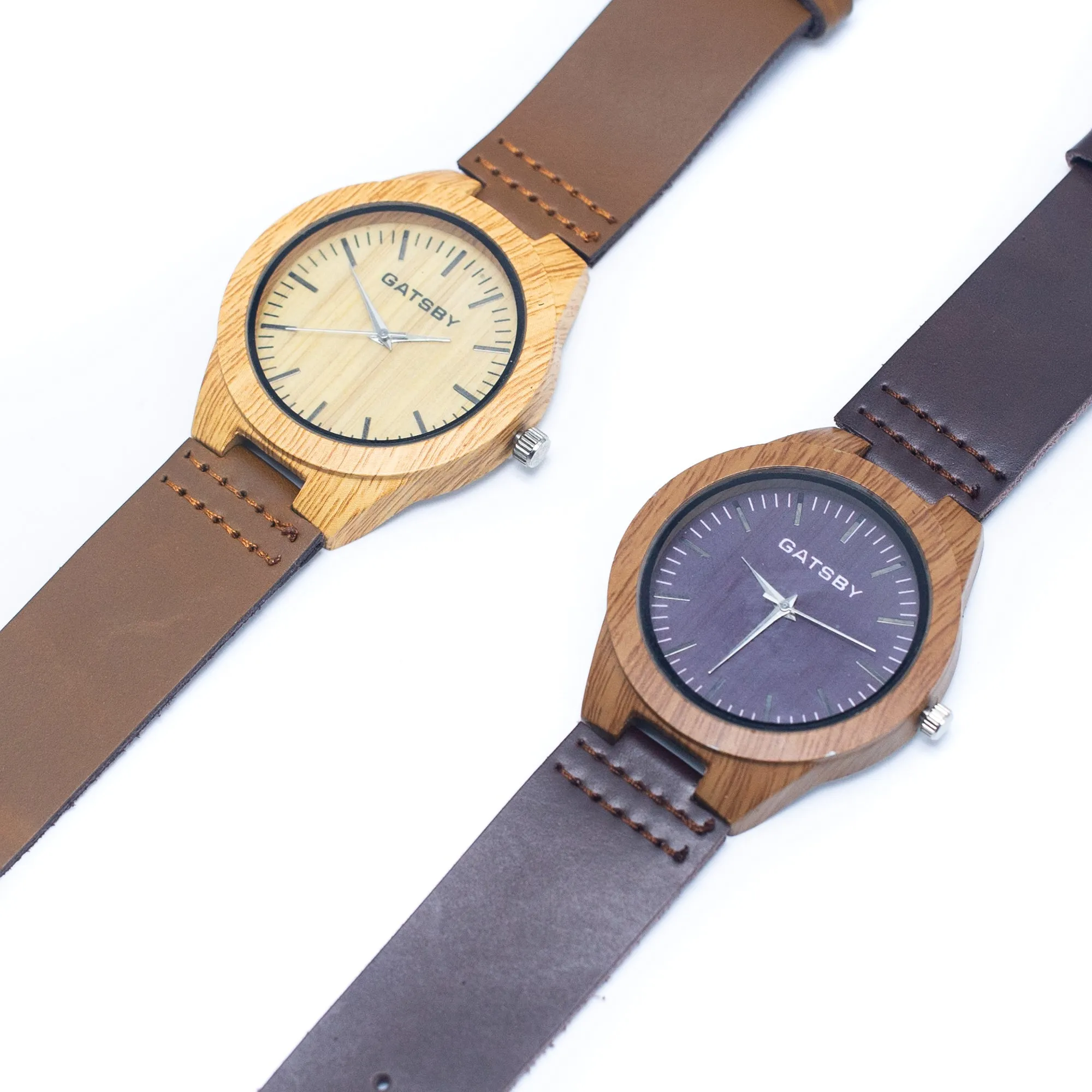 Stylish Casual Watch with Natural Cork Watch Strap WA-338