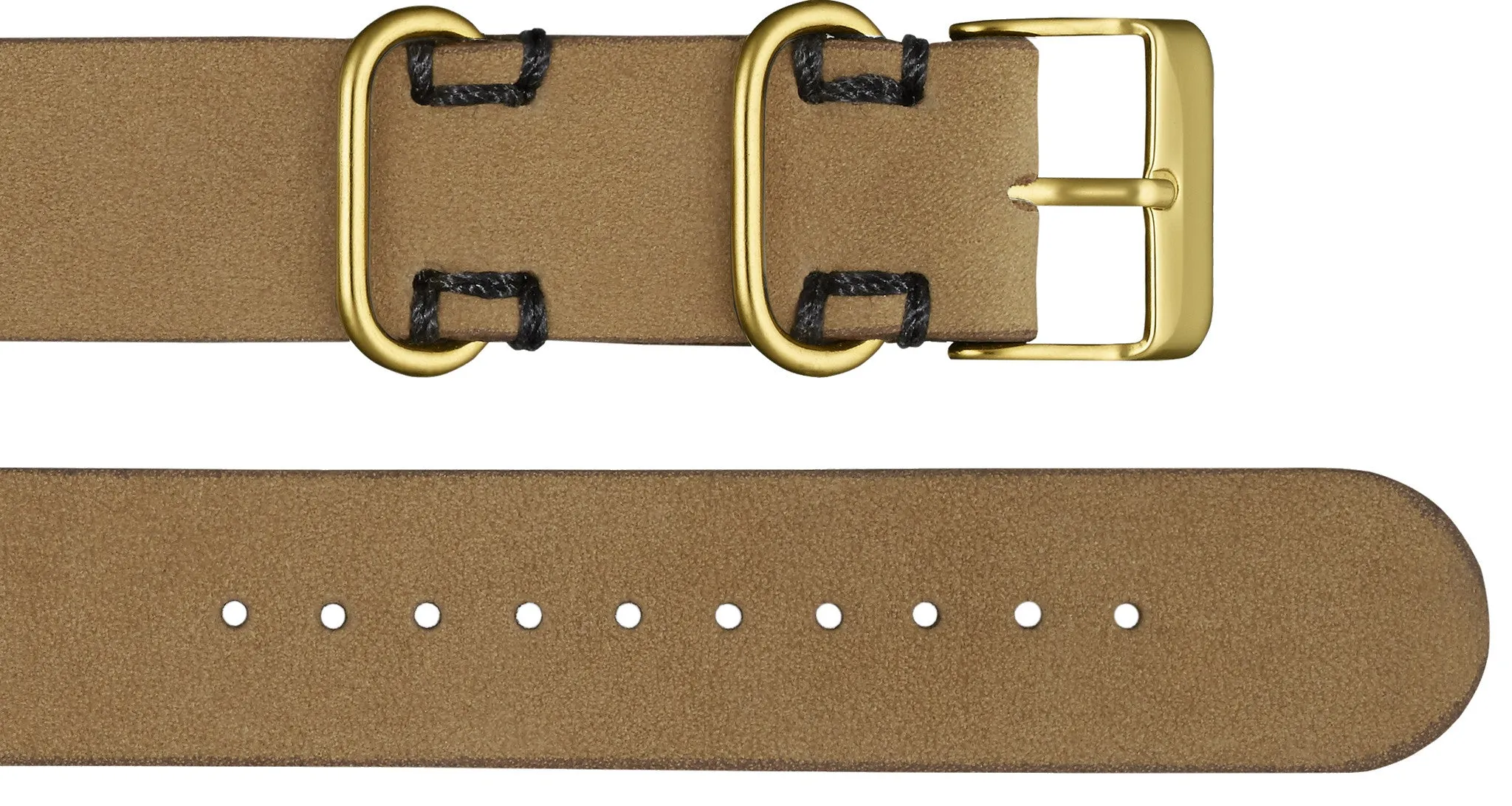 Tan Leather Strap - For Mason & Classic Watches