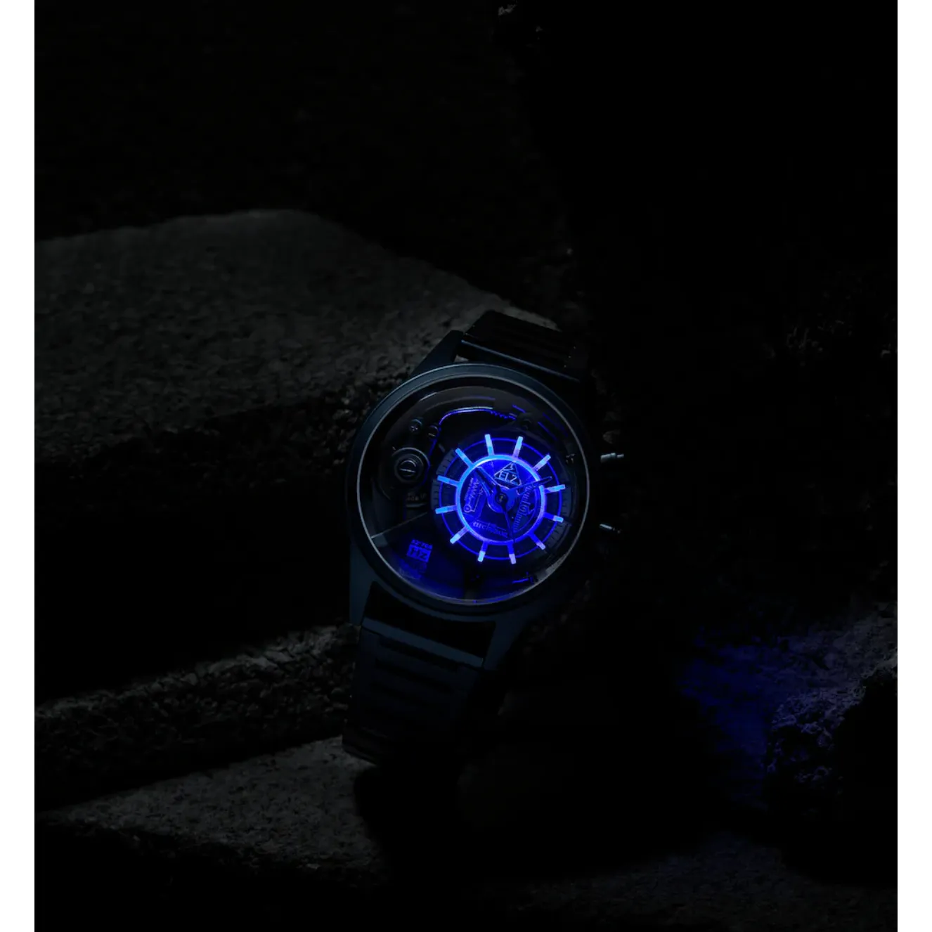 The ELECTRICIANZ Blue Z 45mm Blue Metal