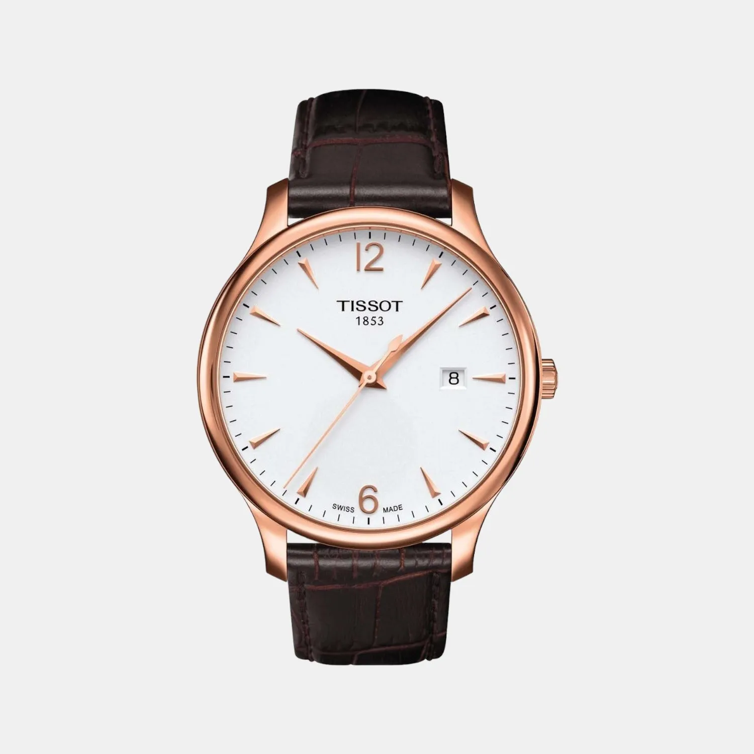 Tradition Men Analog Leather Watch T0636103603700