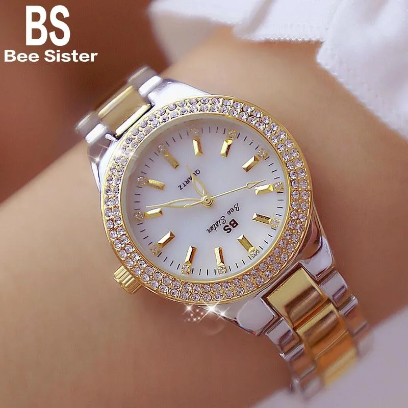 Women Luxury Crystal Stainless Steel Watches