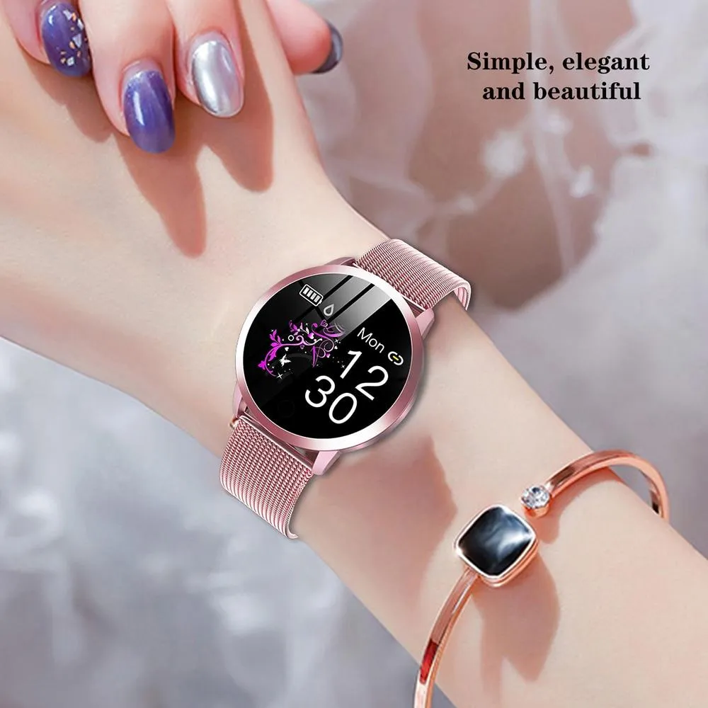 Women Physiological Cycle, Heart Rate & Blood Pressure Monitor Smart Watches